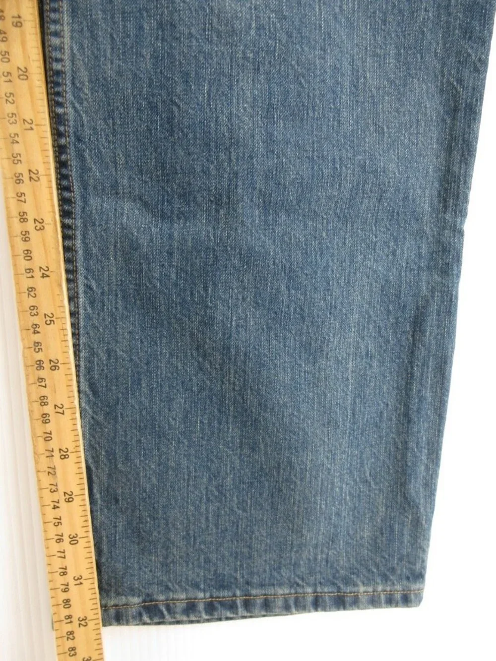 Bills Khakis Jeans 44X32 Straight Denim Classic Fit Vintage Wash NEW
